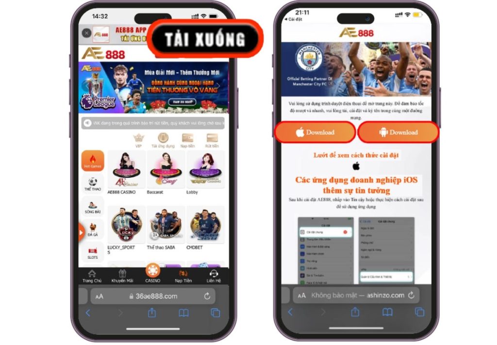 Truy cập link AE888 chính thức, nhận thưởng liền tay 6 Hướng Dẫn Truy Cập AE888 An Toàn